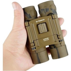 Resim Trtasco 12x25 El Dürbünü 1000m/56m Geniş Görüş Alanlı Kamuflaj - Çok Renkli 