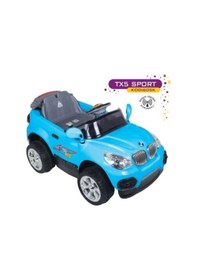 Resim Aliş Toys Aliş Akülü Çocuk Arabası 12 Volt Turbo Uzaktan Kumandalı Tx5 Sport 605-k Mavi 