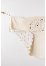 Resim Andywawa Bebek Tinny's Sheep Peluş Battaniye Ekru Ac26159 Ekru 
