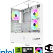 Resim Xaser XSR1103 I5 14400F 32GB Ddr5 Ram 1tb M.2 Nvme SSD 8gb RTX4060 Beyaz Oyuncu Masaüstü Bilgisayarı 