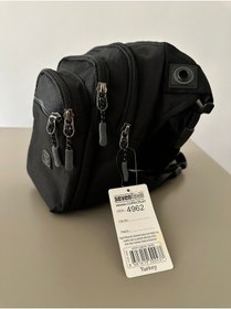 Resim OGDO - Çok Gözlü Su Geçirmez Bel Bacak Omuz Motosiklet Kurye Çantası - 4962 