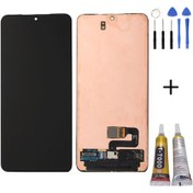 Resim Te Samsung Uyumlu S21 G990 Uyumlu Lcd Ekran Servis + Montaj Kiti 