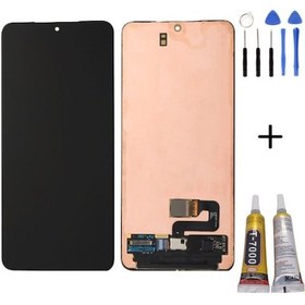Resim Te Samsung Uyumlu S21 G990 Uyumlu Lcd Ekran Servis + Montaj Kiti 