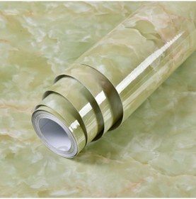 Resim Ruicoo Mermer Desenli Su Geçirmez Kendinden Yapışkanlı Duvar Kağıdı - Mutfak, Banyo Ve Oturma Odası İçin 