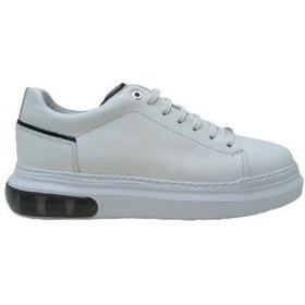 Resim LUCIANO BELLINI Beyaz Deri Erkek Sneaker Ayakkabı 