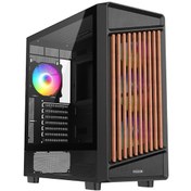 Resim Fazeon F19 750w 80plus Bronze 4x120mm Argb Fanlı Atx Siyah Bilgisayar Kasası 
