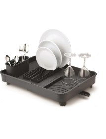 Resim Tekno Trust 36 x 46 Açılır Kapanır Sürgülü Bulaşıklık Antrasit Plastik Gri 