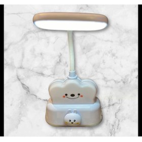 Resim Happystore Ledli çocuk masa lambası ışık renk değiştiren 