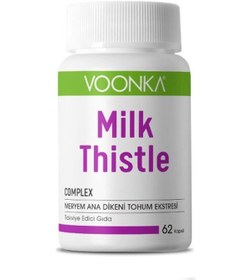 Resim Voonka Milk Thistle 62 Kapsül 