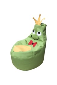 Resim Bambi Deri Kurbağa Armut Koltuk 67*60*25 cm ( Çocuk İçin Uygundur ) 