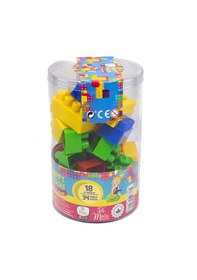 Resim Oyuncak Bloklar Mutlu Bloklar 34 Parça 