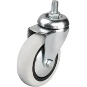 Resim 352 - 75X25 mm Pvc Makaralı Vidalı Teker 4 Adet 