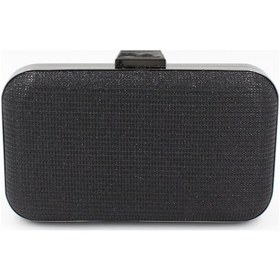 Resim Chantaky 049 2500 Siyah Çupra Simli Abiye Çanta Siyah 