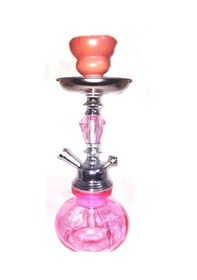 Resim Küçük Boy Nargile Takımı - Pembe 