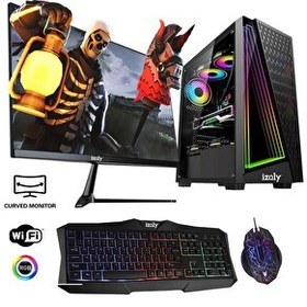 Resim İzoly HND X Intel Core i5 4590 24" 16 GB RAM 256 GB SSD RX550 4 GB FreeDOS Masaüstü Oyun Bilgisayarı 