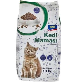 Resim Aro Kuzu Etli Pirinçli Yetişkin Kedi Maması 10 KG 