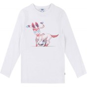 Resim TakeTshirt Sylveon Pokemon Uzun Kollu Çocuk Beyaz Unisex T-Shirt 