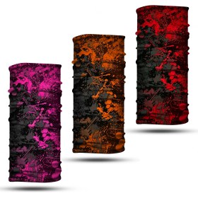 Resim Dair Aksesuar 3'lü Set Boyunluk Bandana Outdoor Balaklava Yüz Maskesi Kafa Bandı 