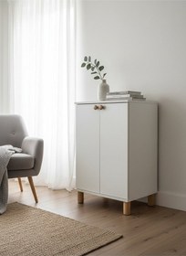 Resim Havana 2 Kapaklı Çok Amaçlı Dolap Beyaz 