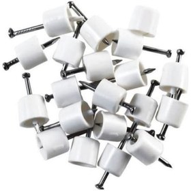 Resim Çivili Raf Pimi Beyaz 100 Adet Çivili Piton Raf Tutacağı 