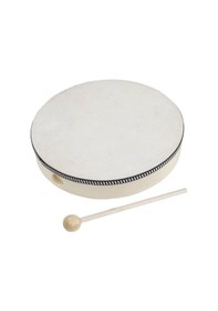 Resim Midex Orf-tf-12 Örf Aletleri Tamborin Ahşap Tef Tokmak Dahil 