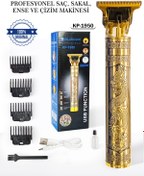 Resim Bluemax Profesyonel Saç Sakal Vücut Ense Çizim Makinesi Epilasyon Öncesi Bay Metal Gövdeli Usb Sarj 