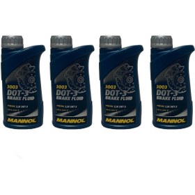 Resim Mannol Dot-3 Fren Yağı 455 Gr. 4 Adet 