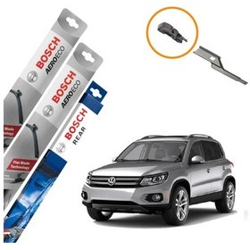 Resim Vw Tiguan Muz Silecek Takımı Ön ve Arka Bosch Aeroeco 2007-2015 