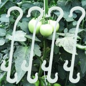 Resim 100 Adet Dayanıklı Plastik Bitki Destek Kancaları Domates, Asma ve Konteynerler İçin – İç ve Dış Mekan Bahçeciliği İçin İdeal, Retro Tarz, Sağlam Sebze ve Çiçek Büyümesi İçin Çok Bileşenli Tasarım, Bitki Aksesuarları 