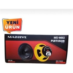 Resim Massive Ms-m80 20cm 2024 Seri 450watt 175rms Iki Adet M32 