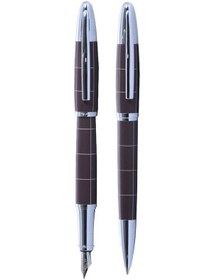 Resim Steelpen 1713 Kahve Dolma Kalem+tükenmez Kalem Standart 