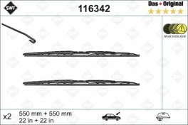 Resim SİLECEK SÜPÜRGESİ ÖN AUDI A4 550 x 550 mm ESKİ TİP 