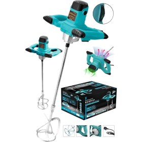 Resim Assur Profesyonel 1800W Devir Ayarlı Elektrikli Alçı Boya ve Harç Karıştırıcı Mikser 