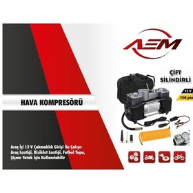 Resim Aempart Hava Kompresörü Çift Pistonlu Aem19 1503 