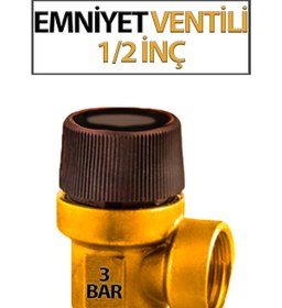 Resim Trendhouse 1/2'lik Emniyet Ventili 3 Bar 