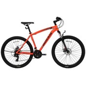 Resim Bisan Mts 4600 Erkek Dağ Bisikleti 48cm Md 29 Jant 21 Vites Neon Turuncu Siyah Gri 