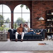 Resim Pablohome Pablo Home Concept Davinci Deri Kanepe 