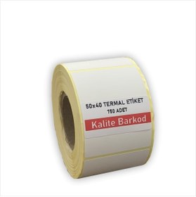 Resim Kalite Barkod 50x40 Termal Etiket | Rulo Barkod Etiketi 