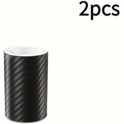 Resim Willowhaven Siyah 2 Parça 3m Karbon Fiber Vinyl Film Dayanıklı Çizilmeye Karşı Koruma 