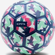 Resim Öğretici Futbol Topu - 4 Numara - Mavi/Yeşil/Mor - Learning Ball 