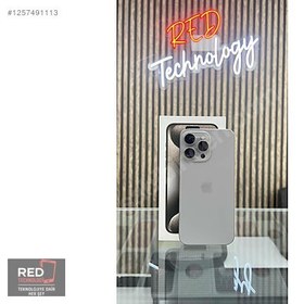 Resim Apple iPhone 15 Pro Max İkinci El TR | 256 GB | Natürel Titanyum 