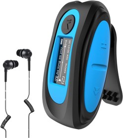 Resim AGPTEK 64GB Klipsli MP3 Çalar, Su Geçirmez, FM Radyo Destekli, Spor ve Outdoor Kullanım 