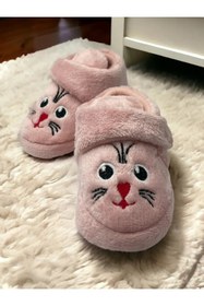 Resim casso Köpek Figürlü Unisex Çocuk Anaokulu Kreş Ev Kaydırmaz Taban Panduf 