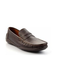 Resim Bambi Kahve Leather Erkek Loafer Ayakkabı E01396070140 Kahve 