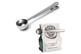 Resim Kittiwake Home Life Kahve - Baharat Ölçü Kaşığı ve Klipsli Paket Mandalı 2'si 1 Arada 