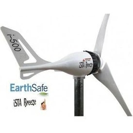 Resim Ista-Breeze İ-500 Watt 12V/24VOLT Rüzgar Türbini + Hibrit Şarj Kontrol Cihazı 