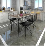 Resim Knsz masa sandalye takımı hem75mazlum crdsyh 130*070 4 sandalye syhsyh 