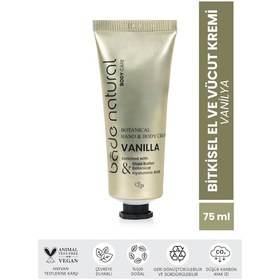 Resim Bade Natural Vanilya Bitkisel El ve Vücut Kremi 75 ML 
