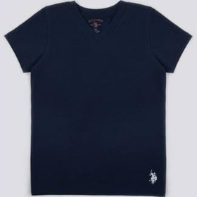 Resim U.S. Polo Assn. Erkek Çocuk Fanila - Mavi 