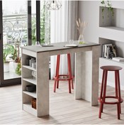 Resim Yurudesign Style Bar Masası Mutfak Yemek Masası Beton-taş St1-gt 